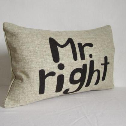 1 Pair of Mr.right Mrs.always right..